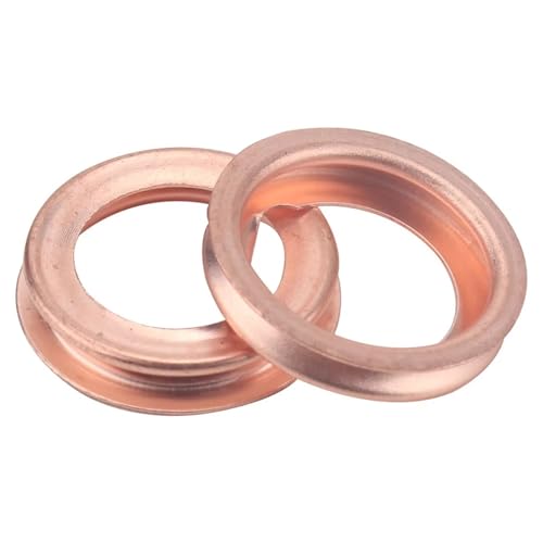 Motordichtung Kompatibel Mit Nissan Für 370Z Für Cube 2010, 10 Stück, Metall-Ölablassschraube, Quetschscheibe, Dichtung 11026-01M02 Motordichtung Kompatibel Mit Nissan Für 370Z Für Cube 2010, 10 Stück, Metall-Ölablassschraube, Quetschscheibe, Dichtung 11026-01M02 von LAKUYRD