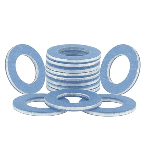 Motordichtung Kompatibel Mit Toyota Für Camry Für Corolla, 24/36 Stück, Kfz-Ölablassschraubendichtung M12, Ersatz 90430-12031 Motordichtung Kompatibel Mit Toyota Für Camry Für Corolla, 24/36 Stück, Kfz-Ölablassschraubendichtung M12, Ersatz 90430-12031 von LAKUYRD