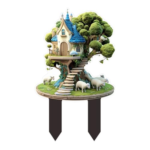 LALABTCD Gartendeko Troll Figur, 2D Garten-Dekostecker MäRchenhafter Troll, Dekorative Skulpturen FüR Garten Und Terrasse, Lustige Gartenfigure Baumstecker, Deko Garten, Wetterfeste Gartenornamente LALABTCD Gartendeko Troll Figur, 2D Garten-Dekostecker MäRchenhafter Troll, Dekorative Skulpturen FüR Garten Und Terrasse, Lustige Gartenfigure Baumstecker, Deko Garten, Wetterfeste Gartenornamente von LALABTCD