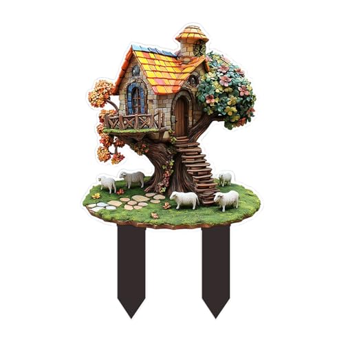 LALABTCD Gartendeko Troll Figur, 2D Garten-Dekostecker MäRchenhafter Troll, Dekorative Skulpturen FüR Garten Und Terrasse, Lustige Gartenfigure Baumstecker, Deko Garten, Wetterfeste Gartenornamente LALABTCD Gartendeko Troll Figur, 2D Garten-Dekostecker MäRchenhafter Troll, Dekorative Skulpturen FüR Garten Und Terrasse, Lustige Gartenfigure Baumstecker, Deko Garten, Wetterfeste Gartenornamente von LALABTCD