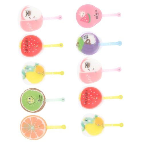 LALADEFIEE 10 Stück Faltbare Handfächer mit Buntem Cartoon-obstmuster Kleine Tragbare Sommerfächer Handlicher Fächer für Party Kinderfest und Alltag Vielseitig Einsetzbar LALADEFIEE 10 Stück Faltbare Handfächer mit Buntem Cartoon-obstmuster Kleine Tragbare Sommerfächer Handlicher Fächer für Party Kinderfest und Alltag Vielseitig Einsetzbar von LALADEFIEE