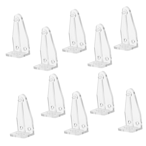 LALADEFIEE 10 Stück Louver Retainer Fenster Jalousien Halterungen Für Jalousien Klammer Ersatz Für Halter Jalousie-unterschienenhalter Clips Halterungen Plastik von LALADEFIEE