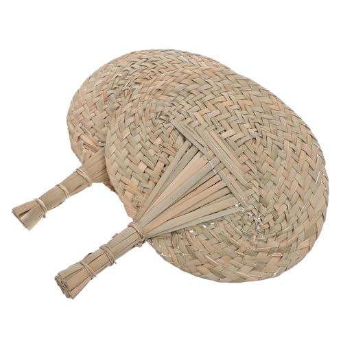 LALADEFIEE 2 Stk. Handgefertigte Sommerliche Handfächer aus Natürlichem Weizenstroh Beidseitig Nutzbar Handlicher Outdoor-fächer für Kühle Momente im Garten und Unterwegs LALADEFIEE 2 Stk. Handgefertigte Sommerliche Handfächer aus Natürlichem Weizenstroh Beidseitig Nutzbar Handlicher Outdoor-fächer für Kühle Momente im Garten und Unterwegs von LALADEFIEE