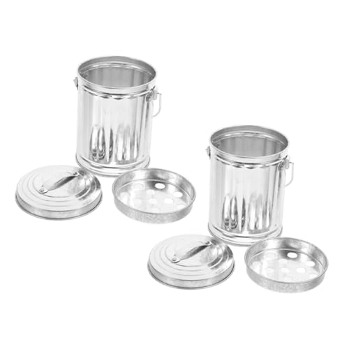 LALADEFIEE 2 Stück Kleiner Tischmülleimer Henkel Wiederverwendbarer Schreibtischabfalleimer für Papier Staub und Kleinteile Kompakt für Büro Schlafzimmer und Küche LALADEFIEE 2 Stück Kleiner Tischmülleimer Henkel Wiederverwendbarer Schreibtischabfalleimer für Papier Staub und Kleinteile Kompakt für Büro Schlafzimmer und Küche von LALADEFIEE