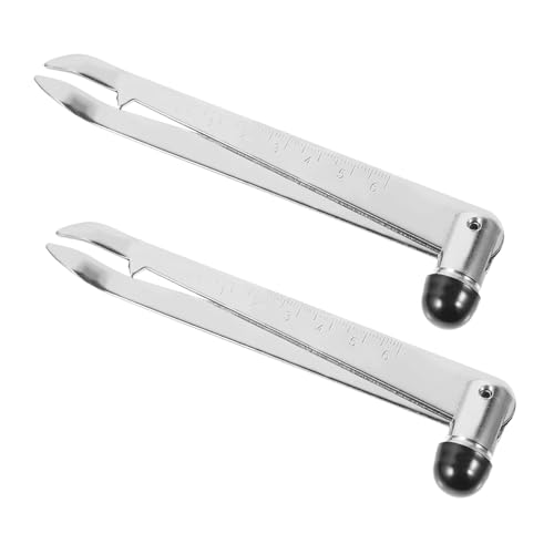 LALADEFIEE 2 Stück Reflexhammer Edelstahl Medizinischer Percussion hammer für Neurologische Untersuchungen in und Praxis Robust Multifunktional Langlebig Präzise Winkelskala von LALADEFIEE