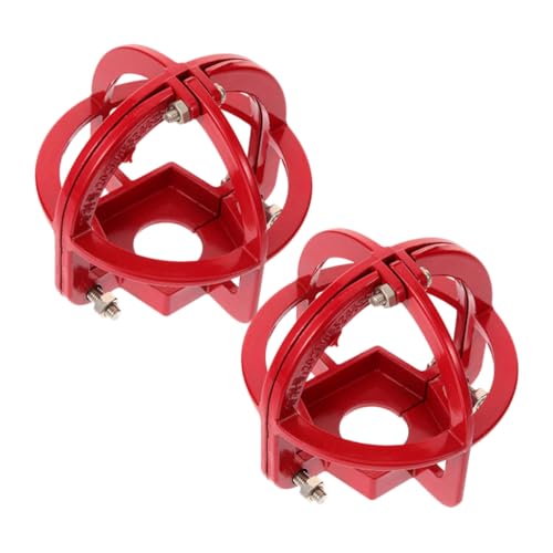 LALADEFIEE 2 Stück Sprinklerkopf Schutzabdeckung Rot Dekorativer Alarm-Schutz Robuster Sprinklerkopf-Protector für Unterputzmontage Multifunktional und Stoßfest zur Sicheren LALADEFIEE 2 Stück Sprinklerkopf Schutzabdeckung Rot Dekorativer Alarm-Schutz Robuster Sprinklerkopf-Protector für Unterputzmontage Multifunktional und Stoßfest zur Sicheren von LALADEFIEE