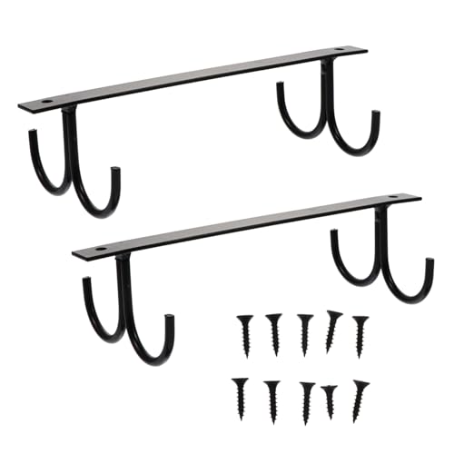 LALADEFIEE 2 Stück Teiliges Europäischer Stil Metall-haken für Küchenschrank Robuster Schwarzer Cup Hook Aufbewahrungshalter zum Hängen von Tassen Küchenutensilien für Küche und Bar Organizer LALADEFIEE 2 Stück Teiliges Europäischer Stil Metall-haken für Küchenschrank Robuster Schwarzer Cup Hook Aufbewahrungshalter zum Hängen von Tassen Küchenutensilien für Küche und Bar Organizer von LALADEFIEE