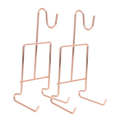 LALADEFIEE 2 Stück Teiliges Kaffeetassen Regal aus Metall Stabiler Becherhalter für Küchenarbeitsplatte Eleganter Organizer für Kaffeetassen und Teetassen Platzsparender Mug Storage Holder von LALADEFIEE