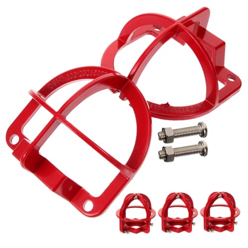 LALADEFIEE 4 Stück Feuersprinklerkopf Schutzgitter aus Robustem Metall Langlebiger Sprinklerkopfschutz mit Auffälligem Design Einfache und Schnelle Montage ohne Demontage für Maximale LALADEFIEE 4 Stück Feuersprinklerkopf Schutzgitter aus Robustem Metall Langlebiger Sprinklerkopfschutz mit Auffälligem Design Einfache und Schnelle Montage ohne Demontage für Maximale von LALADEFIEE