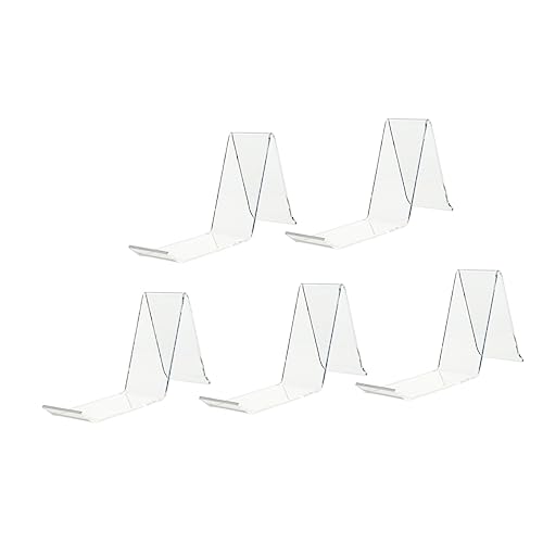 LALADEFIEE 5 Stück Teiliges Schuhregal Transparent Schuhhalter für Damenschuhe Modernes Design Praktischer Schuhständer zur Stilvollen Präsentation von High Heels und Freizeitschuhen von LALADEFIEE
