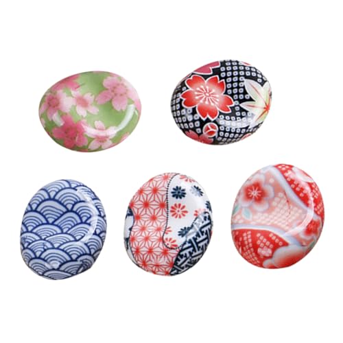 LALADEFIEE 6 Stück Keramik Essstäbchenhalter mit Blumenmuster Stilvoller Chopsticks Rest für Zuhause Verhindert und Schmutz Dekorativ für Tisch und Geschenk LALADEFIEE 6 Stück Keramik Essstäbchenhalter mit Blumenmuster Stilvoller Chopsticks Rest für Zuhause Verhindert und Schmutz Dekorativ für Tisch und Geschenk von LALADEFIEE