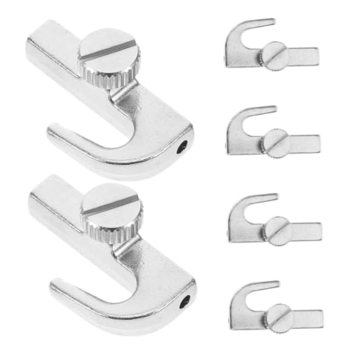 LALADEFIEE 6 Stück Teiliges Edelstahl Wandhaken Heavy duty Metall Aufhänger für Hosen Bilder und Wanddekoration Vielseitig Nutzbar in Büro Zuhause und Geschäft Platzsparend und Robust von LALADEFIEE