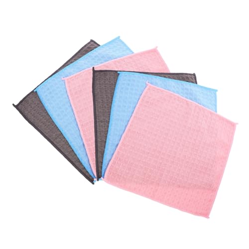 LALADEFIEE 6er-Pack Ultrasaugfähige Küchen-geschirrtücher Mit Waffelmuster Spüllappen Zum Abwaschen Und Reinigen von LALADEFIEE