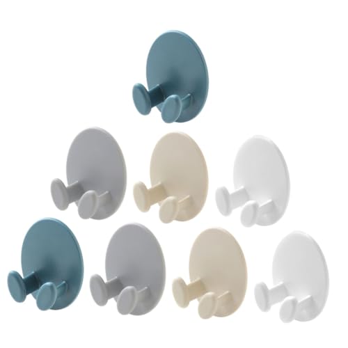 LALADEFIEE 8 Stück Teiliges Wandhaken Steckdosen Power Plug Hooks Kabelmanagement in Apricot Praktischer Wandhalter für Ladekabel und Netzkabel Platzsparend und Vielseitig für Büro und von LALADEFIEE