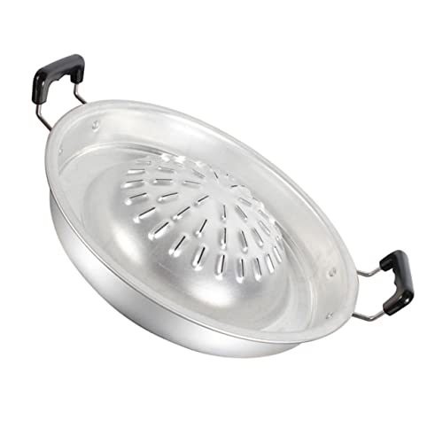 LALADEFIEE Aluminium Grillpfanne für Camping und Bbq Wiederverwendbar Gleichmäßige Hitzeverteilung Leicht zu Reinigen Kompakt und Tragbar für Koreanischen Grill und Gartengrillspaß LALADEFIEE Aluminium Grillpfanne für Camping und Bbq Wiederverwendbar Gleichmäßige Hitzeverteilung Leicht zu Reinigen Kompakt und Tragbar für Koreanischen Grill und Gartengrillspaß von LALADEFIEE