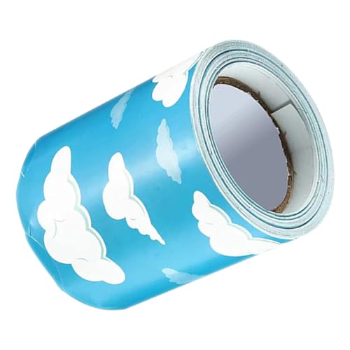 LALADEFIEE Blau-weißer Wolkenmuster Bulletin Board Border Trim Selbstklebendes Tafelpapier Abziehbar Leicht Verschleißfest Modische Dekoration für Klassenzimmer Büro und Zuhause Zuschneiden LALADEFIEE Blau-weißer Wolkenmuster Bulletin Board Border Trim Selbstklebendes Tafelpapier Abziehbar Leicht Verschleißfest Modische Dekoration für Klassenzimmer Büro und Zuhause Zuschneiden von LALADEFIEE