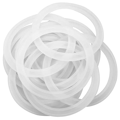 LALADEFIEE 20stücke Silikondichtungen Für Gläser Flexible Ringdichtungen Praktische Ersatz-dichtungen Einfach Zu Montierende Dichtungsringe Für Flaschen Und Vorratsgläser von LALADEFIEE