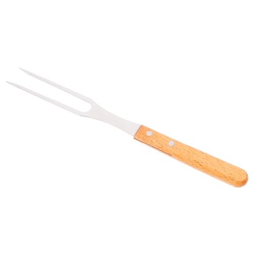 LALADEFIEE Edelstahl Grillgabel mit Robustem Holzgriff Multifunktionale Fleischgabel für Steak Truthahn und Lamm Hitzebeständig Komfortabel für Outdoor Barbecue und Küchengebrauch LALADEFIEE Edelstahl Grillgabel mit Robustem Holzgriff Multifunktionale Fleischgabel für Steak Truthahn und Lamm Hitzebeständig Komfortabel für Outdoor Barbecue und Küchengebrauch von LALADEFIEE