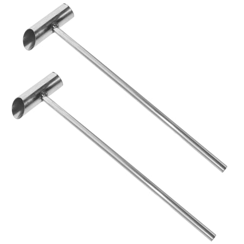 LALADEFIEE Zuckerlöffel Für Marshmallow 2 Stück Edelstahl Marshmallow-portionierer Haushaltsküchenwerkzeug Wiederverwendbar Robuster Löffel von LALADEFIEE