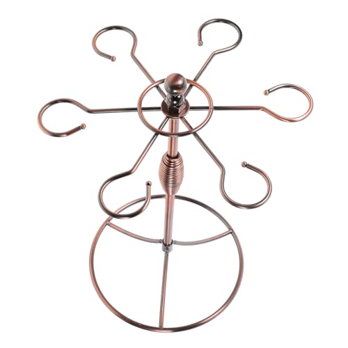 LALADEFIEE Eleganter Weinregal Glashalter aus Langlebigem Eisen Platzsparend Hängend Stilvoller Weinständer für Weinliebhaber für Tisch und Barbereich LALADEFIEE Eleganter Weinregal Glashalter aus Langlebigem Eisen Platzsparend Hängend Stilvoller Weinständer für Weinliebhaber für Tisch und Barbereich von LALADEFIEE