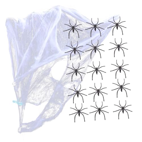 LALADEFIEE Halloween -partyzubehör Led Dekoration Netz Gefälscht Künstlich Spinnweben Dekorate Seide Halloween -Ornamente -dekor LALADEFIEE Halloween -partyzubehör Led Dekoration Netz Gefälscht Künstlich Spinnweben Dekorate Seide Halloween -Ornamente -dekor von LALADEFIEE