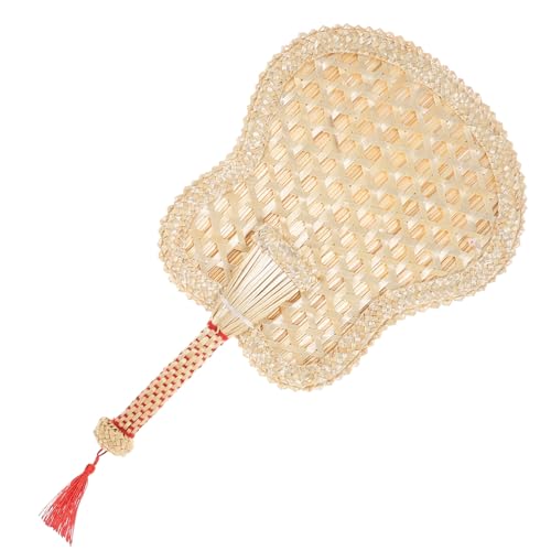 LALADEFIEE Handgefertigter Natürlicher Großer Handgewebter Chinesischer Fächer Tragbarer Sommerkühlventilator Dekorativer Fächer für Outdoor Garten und Tanzrequisiten LALADEFIEE Handgefertigter Natürlicher Großer Handgewebter Chinesischer Fächer Tragbarer Sommerkühlventilator Dekorativer Fächer für Outdoor Garten und Tanzrequisiten von LALADEFIEE