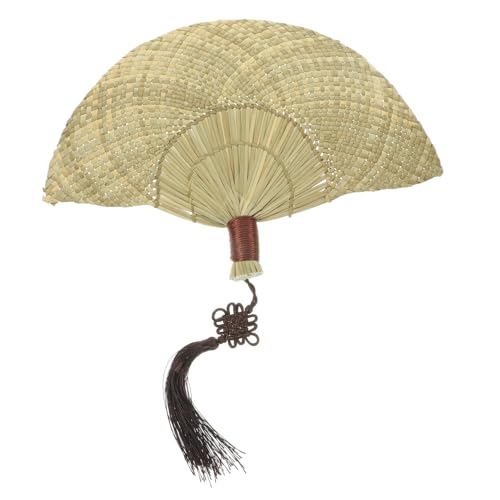 LALADEFIEE Handgefertigter Strohfächer Handgewebt Vielseitig als Hand Wandfächer Nutzbar Natürlicher Sommerfächer für Garten Party Dekoration und Aufführungen LALADEFIEE Handgefertigter Strohfächer Handgewebt Vielseitig als Hand Wandfächer Nutzbar Natürlicher Sommerfächer für Garten Party Dekoration und Aufführungen von LALADEFIEE