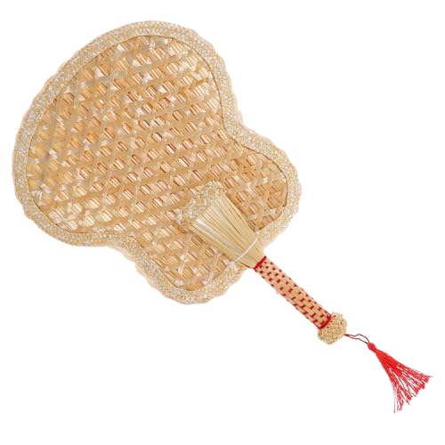 LALADEFIEE Handgewebter Vintage Handventilator aus Natürlichem Weizenstroh Leichter Tragbarer Fächer für Sommer Dekorativer Handfächer für Erwachsene für Strand Party und Außenbereich LALADEFIEE Handgewebter Vintage Handventilator aus Natürlichem Weizenstroh Leichter Tragbarer Fächer für Sommer Dekorativer Handfächer für Erwachsene für Strand Party und Außenbereich von LALADEFIEE