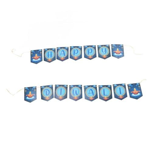 LALADEFIEE Happy Diwali Party Banner aus Papier Langebige Diwali Wanddekoration Vielseitige Festliche Girlande Einfache Montage für Wand und Fenster Festliche Stimmung Schaffen LALADEFIEE Happy Diwali Party Banner aus Papier Langebige Diwali Wanddekoration Vielseitige Festliche Girlande Einfache Montage für Wand und Fenster Festliche Stimmung Schaffen von LALADEFIEE