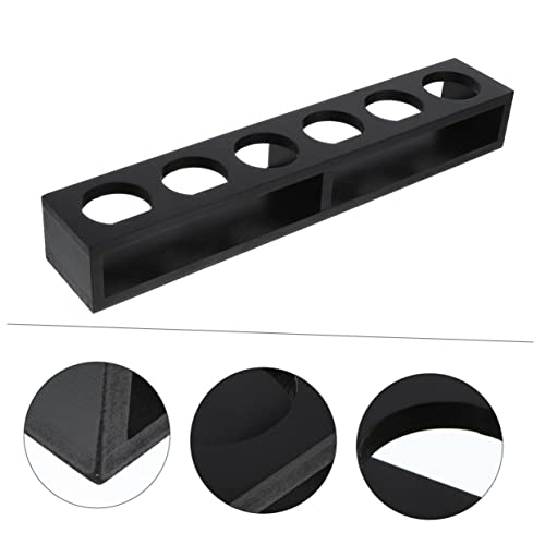 LALADEFIEE Holz Becherhalter Schnapsglasständer Praktisches Cup Storage Rack mit Löchern für Bar Ktv Familie und Hotel Langlebiger Holzständer für Shotgläser und Weingläser von LALADEFIEE