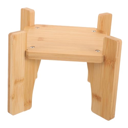 LALADEFIEE Holz Getränkespender Ständer Quadratischer Pflanzenständer Handgefertigt und Vielseitig für Zuhause Büro und Partys für Flaschen und Vasen von LALADEFIEE
