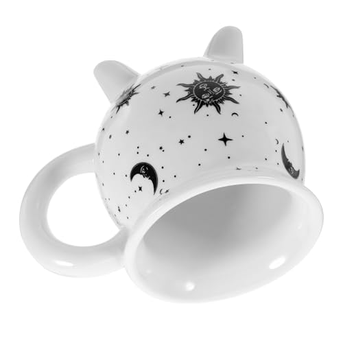 LALADEFIEE Keramik Kesselbecher Hexen Kaffeetasse Halloween Cauldron Mug Vielseitig für Kaffee Tee Milch Heiße Getränke Geeignet LALADEFIEE Keramik Kesselbecher Hexen Kaffeetasse Halloween Cauldron Mug Vielseitig für Kaffee Tee Milch Heiße Getränke Geeignet von LALADEFIEE