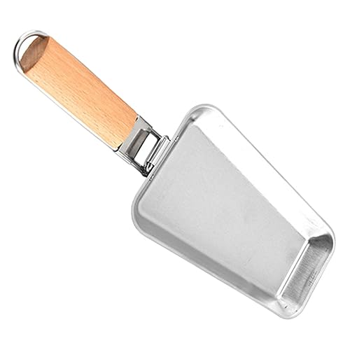 LALADEFIEE Multifunktionale Grillpfanne aus Edelstahl mit Holzgriff Kompakte Langlebige Outdoor grillschale für Fleisch Käse und Bbq für Camping und Kleine Familien Einfache Reinigung LALADEFIEE Multifunktionale Grillpfanne aus Edelstahl mit Holzgriff Kompakte Langlebige Outdoor grillschale für Fleisch Käse und Bbq für Camping und Kleine Familien Einfache Reinigung von LALADEFIEE
