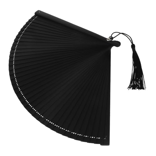LALADEFIEE Retro Faltbarer Holz Handfächer mit Quaste und Tasche Eleganter Holzklappfächer für Damen Vintage Tanz Dekorationsaccessoire Handlicher Lüfter für Kühlung und Geschenk LALADEFIEE Retro Faltbarer Holz Handfächer mit Quaste und Tasche Eleganter Holzklappfächer für Damen Vintage Tanz Dekorationsaccessoire Handlicher Lüfter für Kühlung und Geschenk von LALADEFIEE