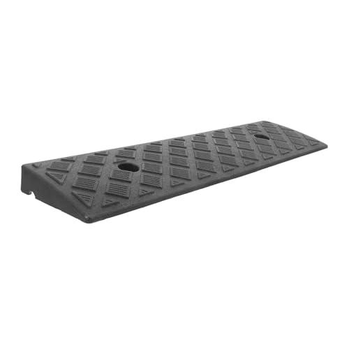 LALADEFIEE Schwellenrampe Portable Rampe Leichtgewicht Autorampe Rollstuhlrampe Für Einfahrten Gehwege Scooter Fahrräder Und Motorräder 50x15x5cm Indoor Outdoor Nutzung von LALADEFIEE