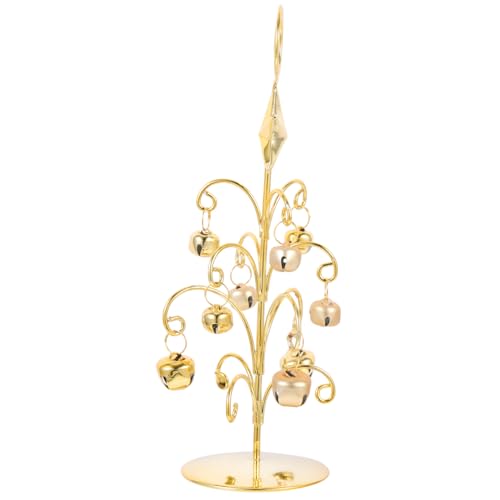 LALADEFIEE Weihnachtlicher Tischkartenhalter aus Robustem Eisen Weihnachtsbaum-design Stabiler Memo Fotoclip für Hochzeit Party Büro und Festliche Tischdekoration Goldfarben von LALADEFIEE