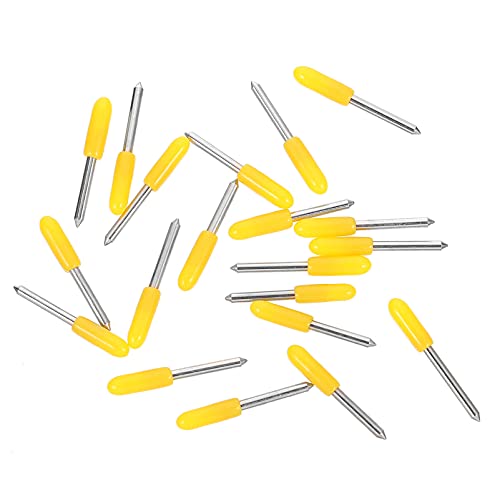 LALAFINA 1 Nadel Der Graviermaschine Druckerschneider Schneideplotter Für Schneideplotter Allzweckmesser Universalmesser Mit Schnappklinge Computeraufkleber Brieföffner Wolfram Stahl Yellow von LALAFINA