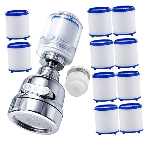 LALAFINA 1 Satz Drehbarer Wasserfilter für Küchenarmaturen Verstellbar Teiliges Set Installieren für Zuhause und Trinkwasserfilterung von LALAFINA
