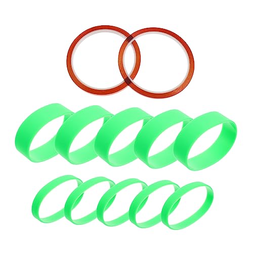 LALAFINA 1 Satz Silikonband-Set Sonnenkollektor Sublimationsbecherband Türklingel High Temperature Transfer Tape Sublimation Accessories Sublimationsdruckband Sublimationsrohlinge Kieselgel von LALAFINA