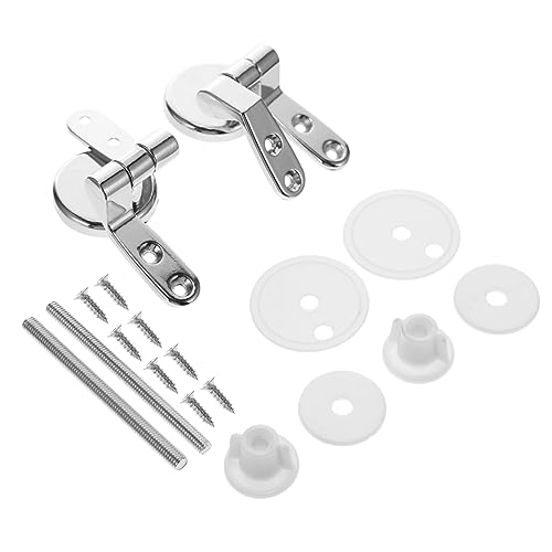 LALAFINA 1 Satz Toilet Seat Hinge Zinklegierung mit Schrauben Einfache Montage Passend für Toilettensitze Schnell Abnehmbar Einsetzbar LALAFINA 1 Satz Toilet Seat Hinge Zinklegierung mit Schrauben Einfache Montage Passend für Toilettensitze Schnell Abnehmbar Einsetzbar von LALAFINA
