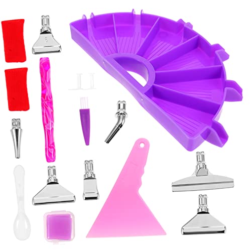 LALAFINA Aufbewahrungsset Für Kunstbedarf Organizer-tablett Bastel-Organizer Und Aufbewahrungskoffer Für Diamantkunst von LALAFINA