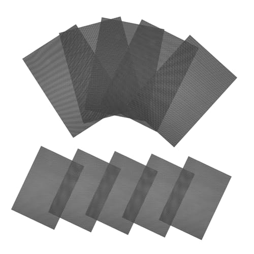 LALAFINA 10 Blatt Fursuit Augen Netz PVC Mesh Blatt und Bedruckbar für Cosplay Requisiten DIY Bastelprojekte Schwarz Atmungsaktiv Strapazierfähig und Einfach zu Schneiden LALAFINA 10 Blatt Fursuit Augen Netz PVC Mesh Blatt und Bedruckbar für Cosplay Requisiten DIY Bastelprojekte Schwarz Atmungsaktiv Strapazierfähig und Einfach zu Schneiden von LALAFINA