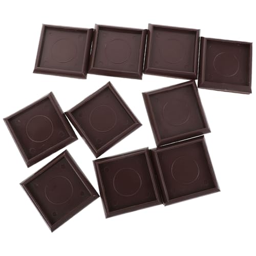 LALAFINA 10 Stück Möbelgleiter Antirutsch Möbelbeine Schutzpads für Tisch und Stuhlbeine Kunststoff mit Filz für Kratzschutz Böden für Wohnzimmer und Schlafzimmer LALAFINA 10 Stück Möbelgleiter Antirutsch Möbelbeine Schutzpads für Tisch und Stuhlbeine Kunststoff mit Filz für Kratzschutz Böden für Wohnzimmer und Schlafzimmer von LALAFINA