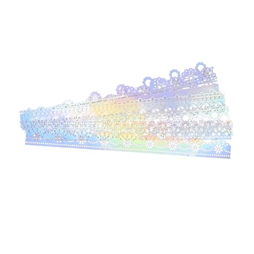 LALAFINA 10 Stück Teiliges DIY Dekoratives Spitzenpapier für Handjournale Einzigartiges Design für Scrapbooking und Bastelprojekte Sicherem Papiermaterial für Tagebücher und Kreative von LALAFINA