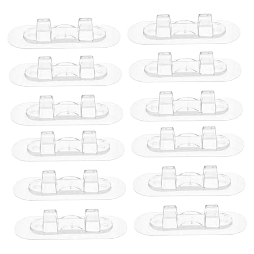 LALAFINA 10 Stück Transparente Selbstklebende Kabelhalter Teiliges Praktischer Kabel Organizer für Schreibtisch Flexibel Einsetzbar für Netzkabel USB und Haushaltsgeräte Hitzebeständig und LALAFINA 10 Stück Transparente Selbstklebende Kabelhalter Teiliges Praktischer Kabel Organizer für Schreibtisch Flexibel Einsetzbar für Netzkabel USB und Haushaltsgeräte Hitzebeständig und von LALAFINA