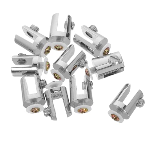 LALAFINA 10 Stück Zinklegierung Badezimmer Spiegel Halterung Clips für Langlebige und Wasserdichte Unterstützung für und Duschwände LALAFINA 10 Stück Zinklegierung Badezimmer Spiegel Halterung Clips für Langlebige und Wasserdichte Unterstützung für und Duschwände von LALAFINA