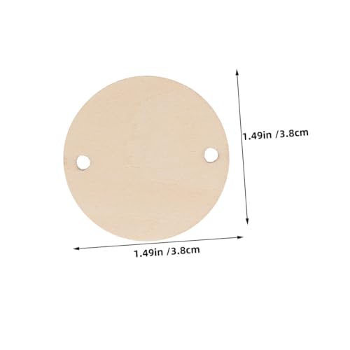 LALAFINA 100 Stück Holzscheiben Rund Unvollendete Holzplatten für DIY Basteln Hochzeit Tischdeko Weihnachtsdeko Firmung Dekoration LALAFINA 100 Stück Holzscheiben Rund Unvollendete Holzplatten für DIY Basteln Hochzeit Tischdeko Weihnachtsdeko Firmung Dekoration von LALAFINA