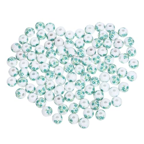 LALAFINA 100stücke Porzellan-blumenperlen Kugelperlen Keramik-porzellanperlen Für Schmuckherstellungsanhänger DIY-Material Schmuck Machen Zubehör LALAFINA 100stücke Porzellan-blumenperlen Kugelperlen Keramik-porzellanperlen Für Schmuckherstellungsanhänger DIY-Material Schmuck Machen Zubehör von LALAFINA