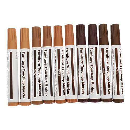 LALAFINA 10st Lackstift Ausbessern Farbstift Ausbessern Holzmöbel Möbelausbesserungsmarker Lackstift Für Holzböden Stifte Zum Ausbessern Von Möbeln Wasserfeste Malstifte Textmarker Ändern LALAFINA 10st Lackstift Ausbessern Farbstift Ausbessern Holzmöbel Möbelausbesserungsmarker Lackstift Für Holzböden Stifte Zum Ausbessern Von Möbeln Wasserfeste Malstifte Textmarker Ändern von LALAFINA