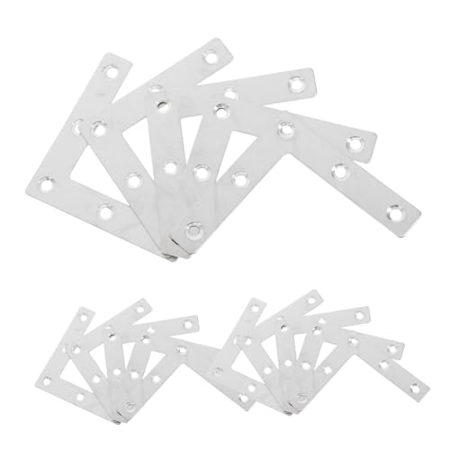LALAFINA 15 Stück Förmige Metallwinkel Robuste Eckverbindung für Holz Stabil und Langlebig für Möbel Tische und mit Modernem Schwarzem Finish LALAFINA 15 Stück Förmige Metallwinkel Robuste Eckverbindung für Holz Stabil und Langlebig für Möbel Tische und mit Modernem Schwarzem Finish von LALAFINA